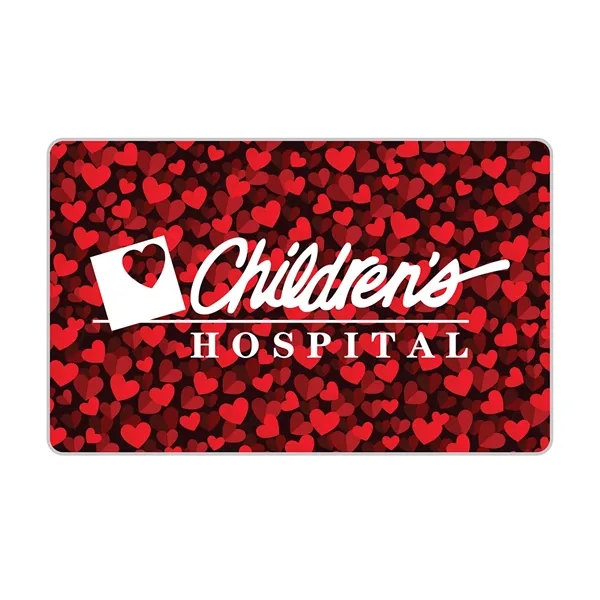 Rectangular sticker with rounded corners and removable design.... from ASI 61125 Hit Promotional Products / Hit®