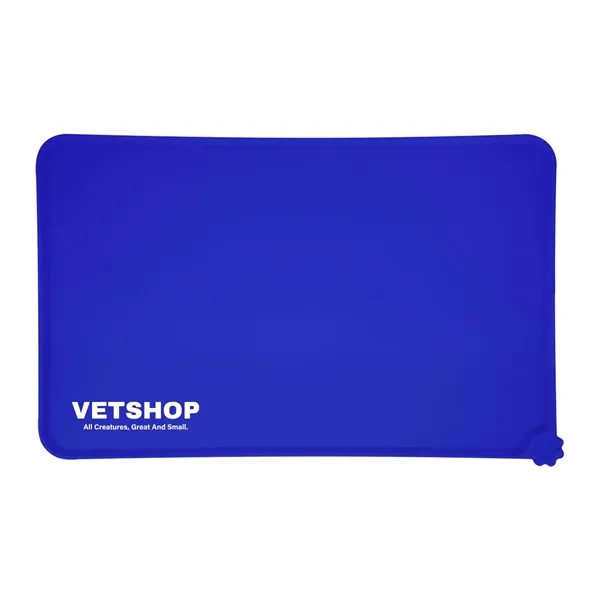 11.75" x 15.75" silicone pet food place mat with roll-up, anti-slip... from ASI 61125 Hit Promotional Products / Hit®