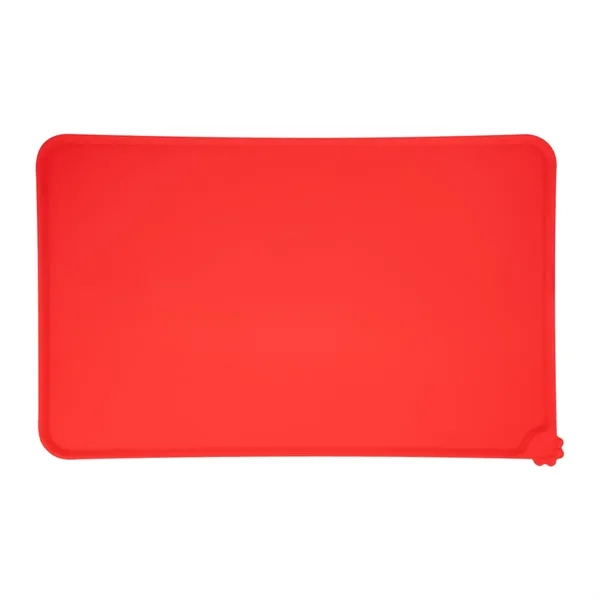 11.75" x 15.75" silicone pet food place mat with roll-up, anti-slip... from ASI 61125 Hit Promotional Products / Hit®