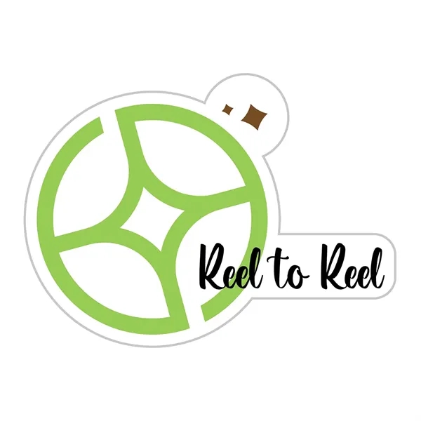 Custom shaped, removeable sticker for indoor use only.... from ASI 61125 Hit Promotional Products / Hit®