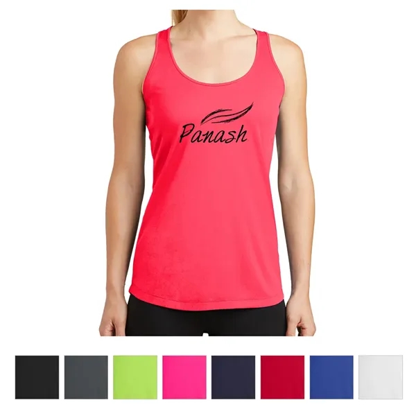 Ladies' moisture-wicking racerback tank top.... from ASI 61125 Hit Promotional Products / Hit®