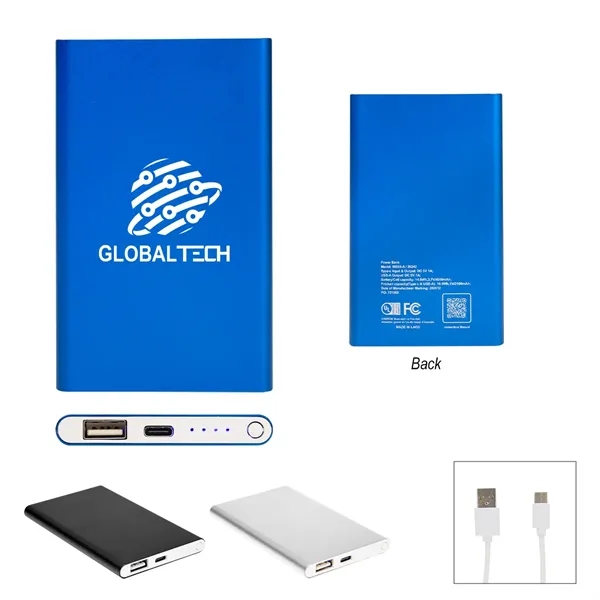 UL Listed, slim power bank with 4,000mAH battery.... from ASI 61125 Hit Promotional Products / Hit®