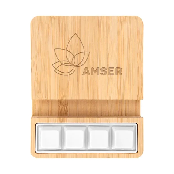 Wireless charging phone stand with stress-relieving push/click buttons.... from ASI 61125 Hit Promotional Products / Hit®