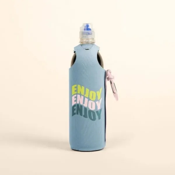 1/2 liter, high quality neoprene bottle insulator with plastic clip hook.... from ASI 74710 Numo / NUMO