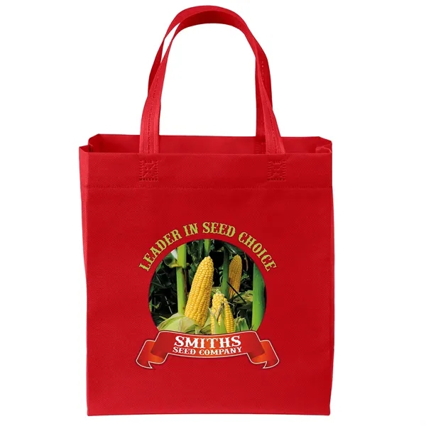 USA Made Non-Woven Tote Bag with 1"W x 17" long handles.... from ASI 37940 Bag Makers Inc
