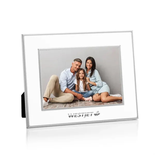 Grenada Frame - White/Silver... from ASI 84592 St Regis Group