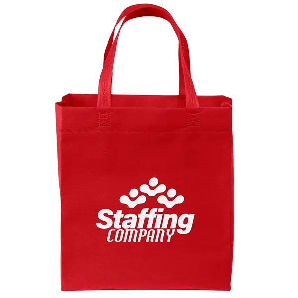 USA Made Non-Woven Tote Bag with 1"W x 17" long handles.... from ASI 37940 Bag Makers Inc