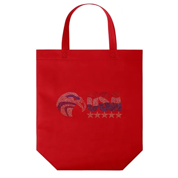 USA Made Non-Woven Tote Bag with 1 1/4"W x 19" long... from ASI 37940 Bag Makers Inc