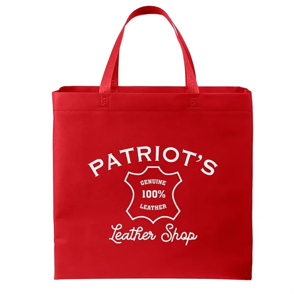 USA Made Non-Woven Tote Bag with 1 1/4"W x 19" long... from ASI 37940 Bag Makers Inc