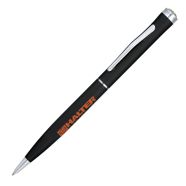Metal twist-action pen available in several colors with a chrome clip... from ASI 68190 Lungsal / Lungsal