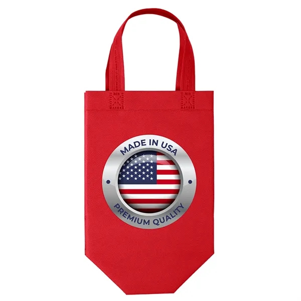 USA Made Non-Woven Tote Bag with 1"W x 12" long handles.... from ASI 37940 Bag Makers Inc