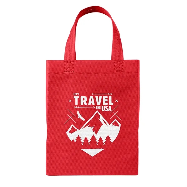 USA Made Non-Woven Tote Bag with 1"W x 12"long handles.... from ASI 37940 Bag Makers Inc