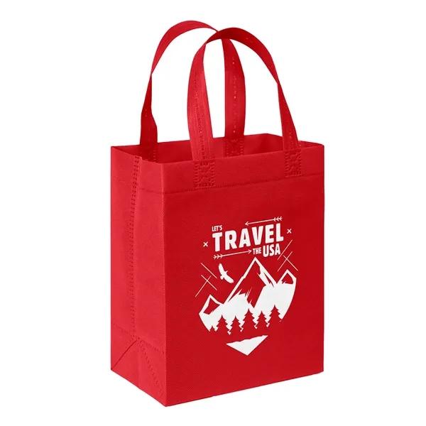 USA Made Non-Woven Tote Bag with 1"W x 12"long handles.... from ASI 37940 Bag Makers Inc