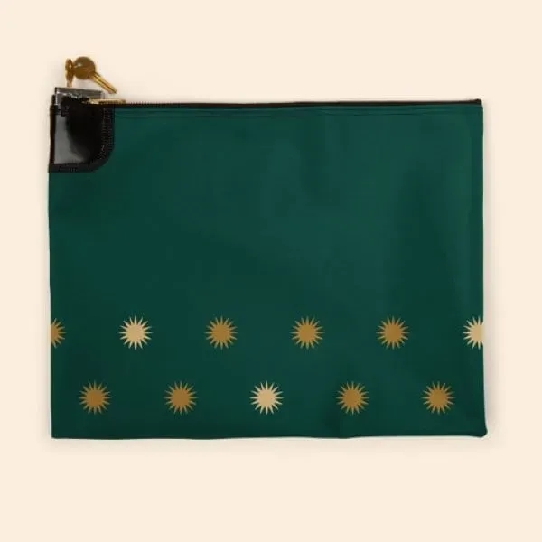 Bank deposit bag, laminated nylon, standard swing locks, 16" x 12".... from ASI 74710 Numo / NUMO