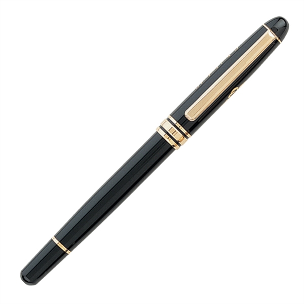 Cap-off rollerball pen with a metallic color barrel with gold clip... from ASI 68190 Lungsal / Lungsal