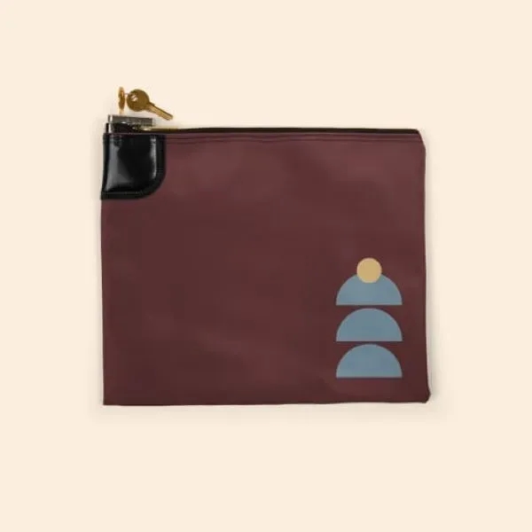 Bank deposit bag, laminated nylon, standard swing locks, 12" x 10".... from ASI 74710 Numo / NUMO