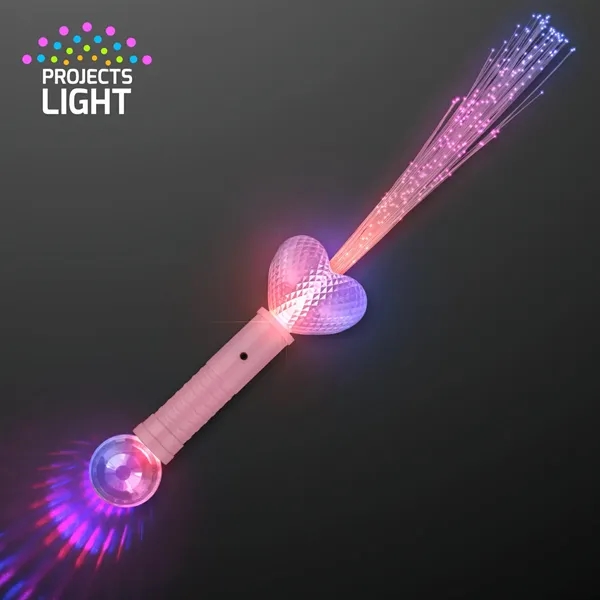 Shining Heart Wands, Light Projecting; Blank & Imprint Pricing... from ASI 34194 ALightPromos