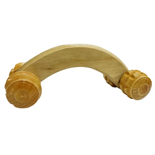 Wooden massager with textured wheels.... from ASI 34415 Alpi International LTD