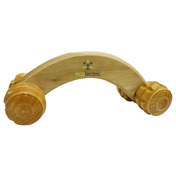 Wooden massager with textured wheels.... from ASI 34415 Alpi International LTD