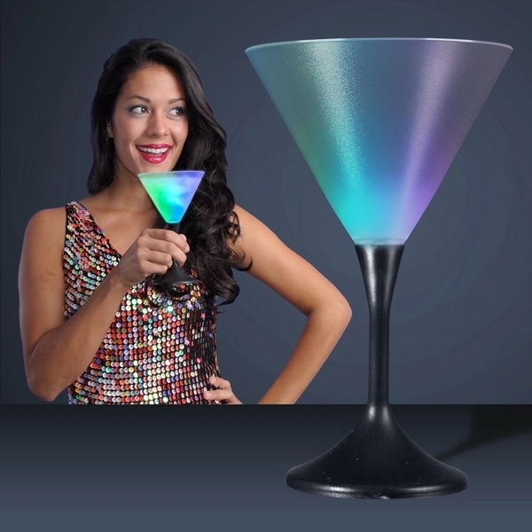 Blank or imprinted. Classy and bright Martini glass with a new... from ASI 34194 ALightPromos / Alight Promotional Products