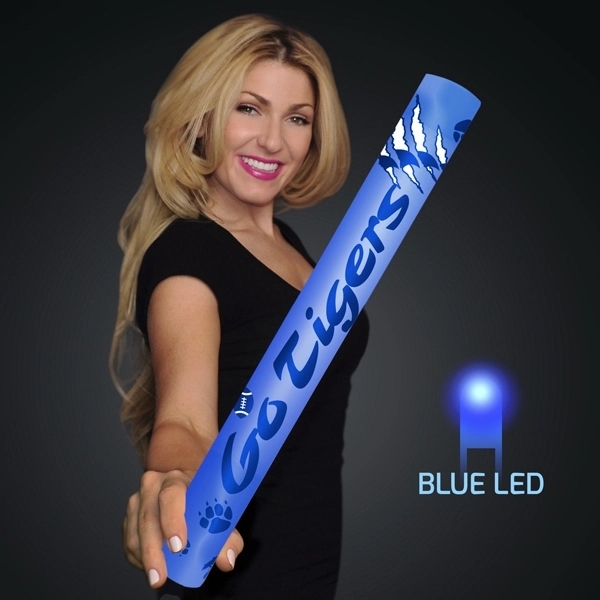 Custom fully wrapped wrapped 16" LED foam cheer stick.... from ASI 34194 ALightPromos / Alight Promotional Products