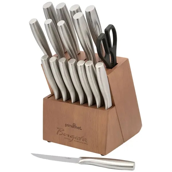 Prime Chef™ Stainless Steel 18 Piece Block Set... from ASI 89320 Starline USA Inc