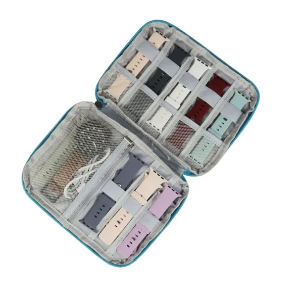 Electronics travel organizer zipper pouch plus 1 color silkscreen imprint on... from ASI 37218 Athena Promo (tm)