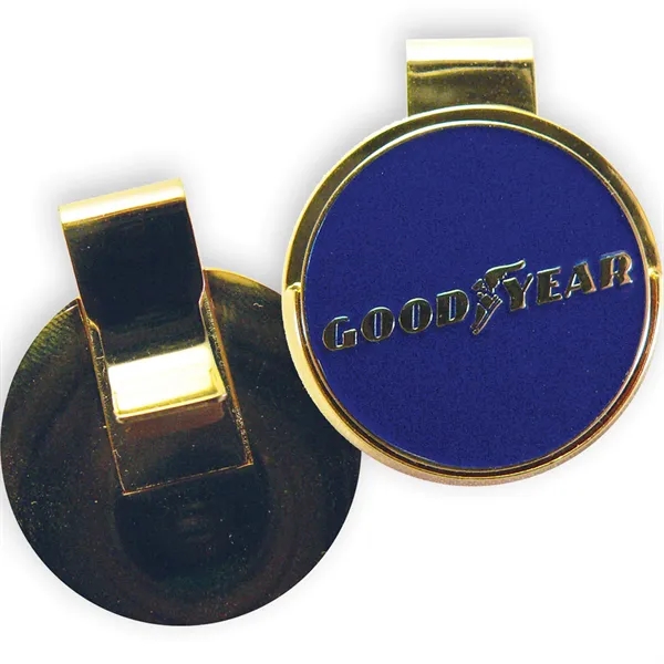 Magnetic hat clip with 25 mm removable golf ball marker.... from ASI 61966 HPG / BCG Creations HPG Gold