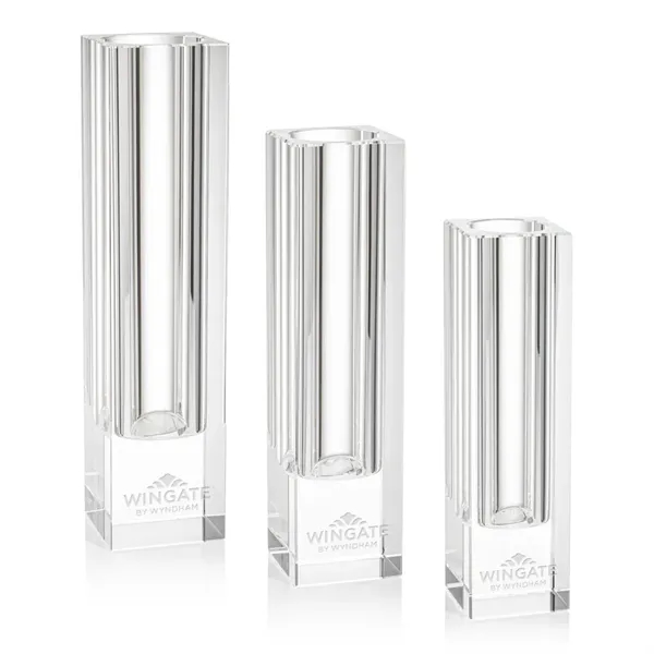 24% full lead crystal thick square vase.... from ASI 84592 St Regis Group