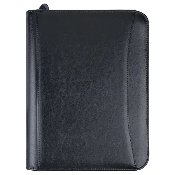 Executive simulated leather three ring portfolio with writing pad and calculator.... from ASI 46755 Cosmo Promos
