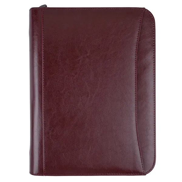 Executive simulated leather three ring portfolio with writing pad and calculator.... from ASI 46755 Cosmo Promos