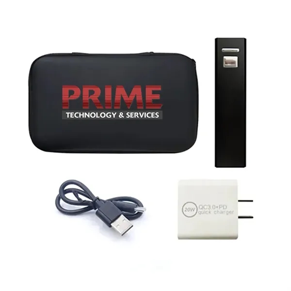Gift set featuring a 2200mAh power bank and 20-watt wall charger.... from ASI 39552 BEL Promo