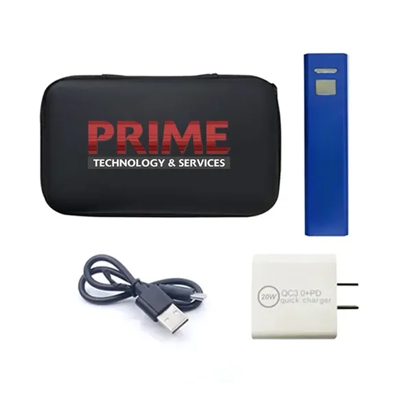 Gift set featuring a 2200mAh power bank and 20-watt wall charger.... from ASI 39552 BEL Promo