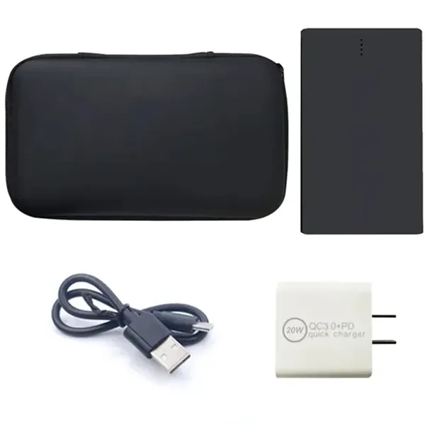 20-watt wall charger and 4,000mAh power bank with storage case.... from ASI 39552 BEL Promo