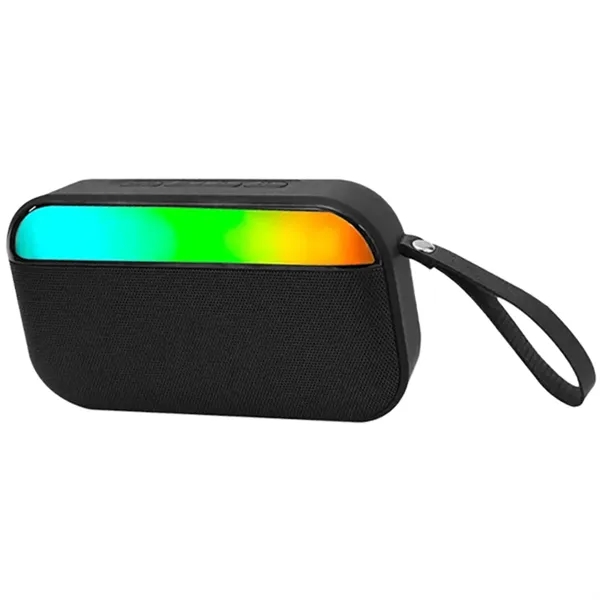 Portable wireless Bluetooth speaker with RGB lighting.... from ASI 39552 BEL Promo