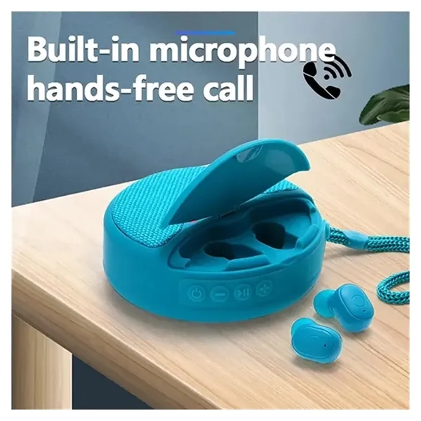 Bluetooth speaker with wireless earbuds.... from ASI 39552 BEL Promo