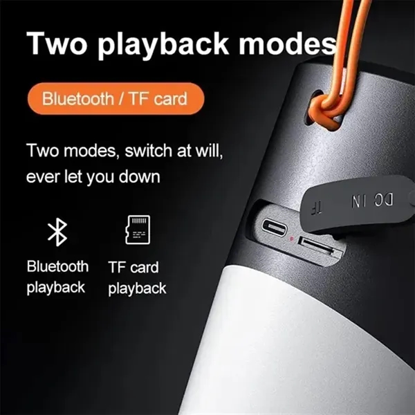 Portable Bluetooth speaker with LED lights.... from ASI 39552 BEL Promo