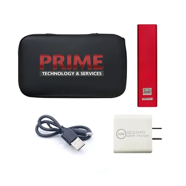 Gift set featuring a 2200mAh power bank and 20-watt wall charger.... from ASI 39552 BEL Promo