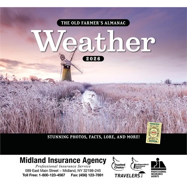 13 month staple bound wall calendar that brings the wonders of... from ASI 61966 HPG / Beacon Promotions HPG Gold