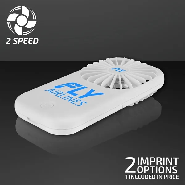 White Fan with Kickstand; Blank & Imprint Pricing... from ASI 34194 ALightPromos