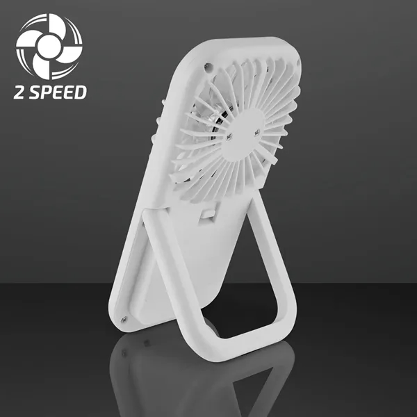 White Fan with Kickstand; Blank & Imprint Pricing... from ASI 34194 ALightPromos