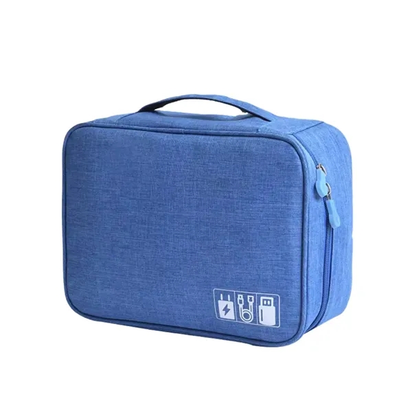 Electronics organizer zipper bag plus 1 color silkscreen imprint on 1... from ASI 37218 Athena Promo (tm)