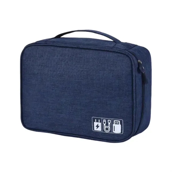 Electronics organizer zipper bag plus 1 color silkscreen imprint on 1... from ASI 37218 Athena Promo (tm)