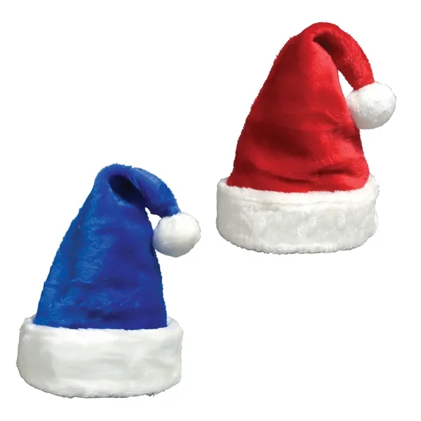 Plush Santa Claus hat with white trim and a variety of... from ASI 62190 Illini
