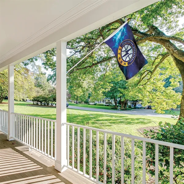 All in one kit with 2' x 3' polyester flag with... from ASI 80228 Quinn