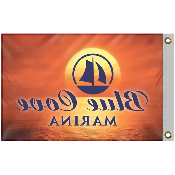 All in one kit with 2' x 3' polyester flag with... from ASI 80228 Quinn