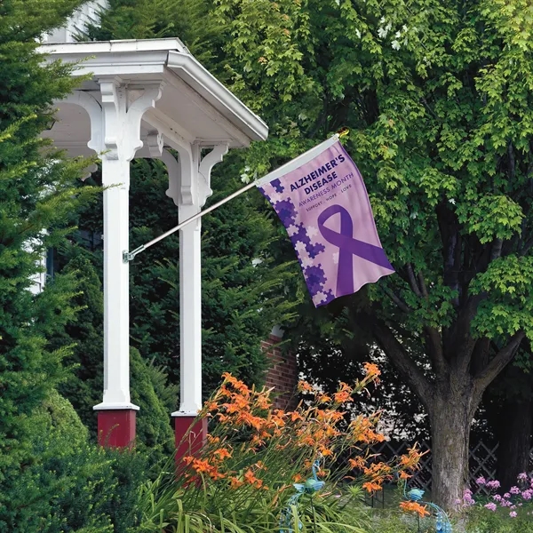 All in one kit with 2' x 3' polyester flag with... from ASI 80228 Quinn