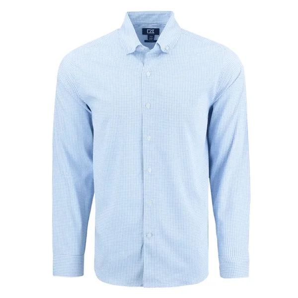 Cutter & Buck Skyline Eco Recycled Gingham Mens Long Slee...... from ASI 47965 Cutter & Buck