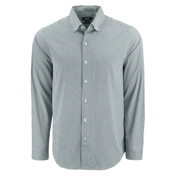 Cutter & Buck Skyline Eco Recycled Gingham Mens Long Slee...... from ASI 47965 Cutter & Buck