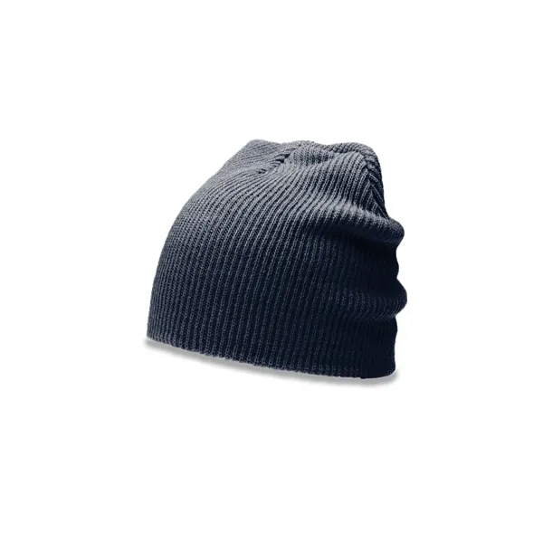 Soft acrylic beanie with ribbed knit, slouch fit, and wool-like warmth.... from ASI 72657 Active Life Promo / Active Life